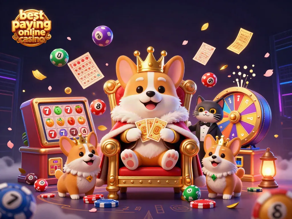 Experience excitement at the best paying online casino with vibrant animated characters, games, and alluring visuals.