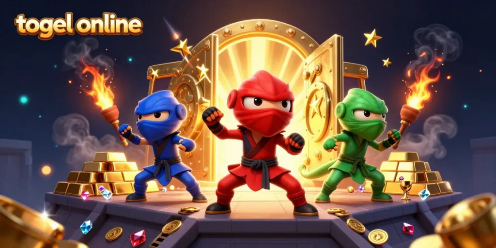Bermain togel online dengan tim ninja chameleon berwarna-warni dalam suasana yang penuh harta dan keajaiban