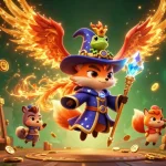 Experience thrilling nohu gameplay with enchanting characters in a vibrant casino setting.