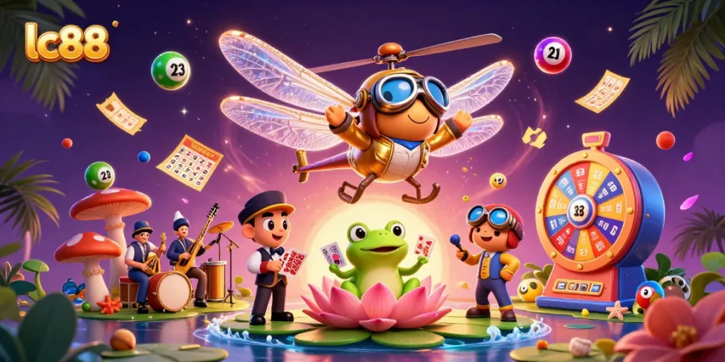 Experience the excitement at lc88 as a dragonfly pilot and frog croupier bring dynamic casino energy alive.