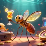 Play at crazyvegas, engaging with a lively casino scene featuring fun digital characters and vibrant game elements.