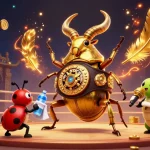 dabet brings excitement to your gaming experience with a dynamic boxing match illustration featuring a golden stag beetle champion.