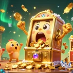 BONG88 slot machine celebrating a jackpot, surrounded by gold and cheer, capturing the essence of online gambling excitement.