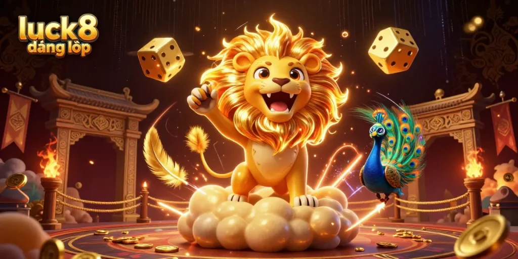 Spin and win at luck8 đăng nhập while experiencing thrilling casino action in a colorful scene.