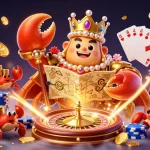 Unlock exciting wins with 11WIN during a vibrant casino adventure featuring golden crab emperor.