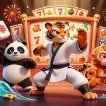 Experience the thrill of da88 win through a vibrant 3D illustration of gambling excitement, showcasing iconic gaming elements.