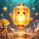 Experience thrilling betting action with Idngoal Topwin at the vibrant online casino night market filled with golden elements.