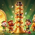 Experience winning excitement with sm777 through vibrant golden casino totem illustrations.